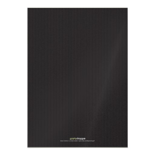 Corporate Event Ribbon Invitation (gold)