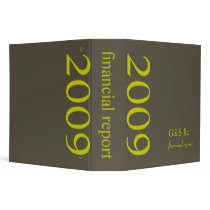 Corporate Financial Report, plain binders by fine_stationery Corporate Financial Report, plain binders