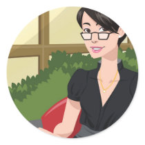 Corporate Girl Sticker by iambibs Corporate Girl Sticker