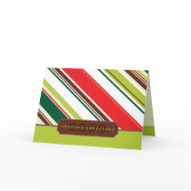 CORPORATE GREETING CARD :: season striped BL2