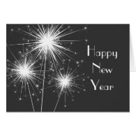 Corporate Happy New Year Card (gray)