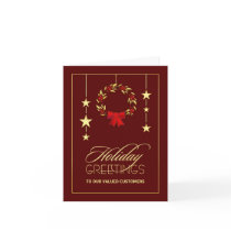 Corporate Holiday Greeting Cards - for customers