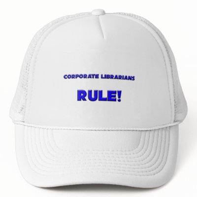 Corporate Librarians Rule! Trucker Hat by professions