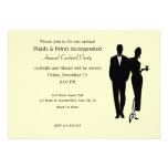 Corporate Party Black Tie Personalized Announcement
