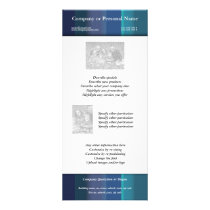 Corporate & personal - trendy company branding rack card template