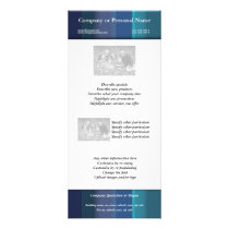 Corporate & personal - trendy company branding customized rack card