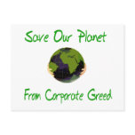 Corporate Planet Postcard