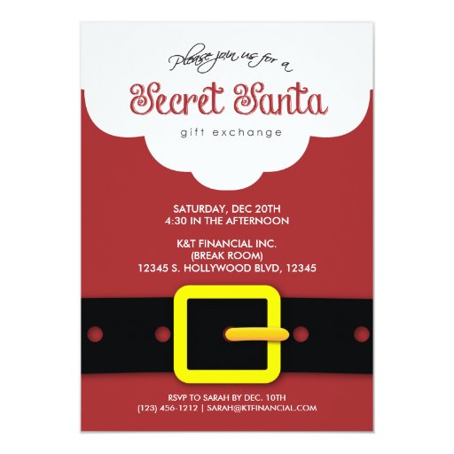 s day secret gift exchange corporate secret santa gift exchange card zazzle s day secret gift exchange corporate secret santa gift exchange card zazzle