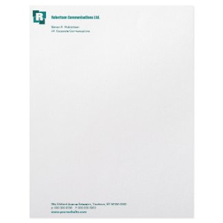 Corporate Squares Letterhead letterhead