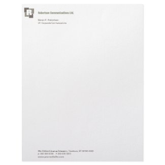 Corporate Squares Letterhead letterhead