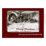Corporate Tractor Christmas Card