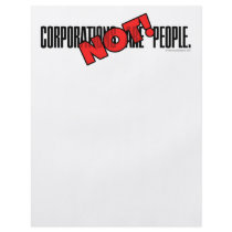 Corporations Are People. NOT! Flyer