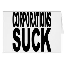 Corporations Suck cards