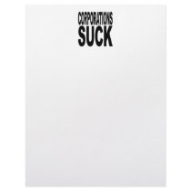 Corporations Suck letterhead