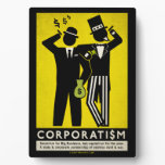 Corporatism Plaque