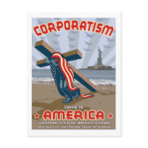 Corporatism postcards by papagander Corporatism postcards