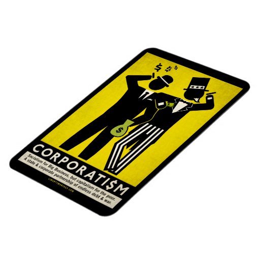 Corporatism Premium Magnet