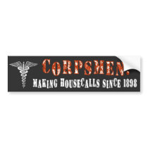 Corpsman 1 bumper stickers