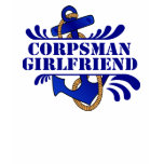 Corpsman Girlfriend, Anchors Away! Tshirt