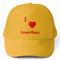 Corpus Christi -- Red Trucker Hats