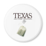 Corpus Christi Texas Tea Party Refrigerator Magnet