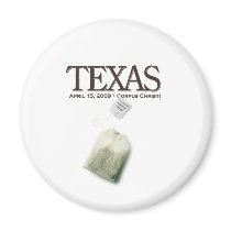 Corpus Christi Texas Tea Party magnets by MisterRight Corpus Christi Texas Tea Party magnets