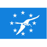 Corpus Christi, Texas, United States flag Cut Out