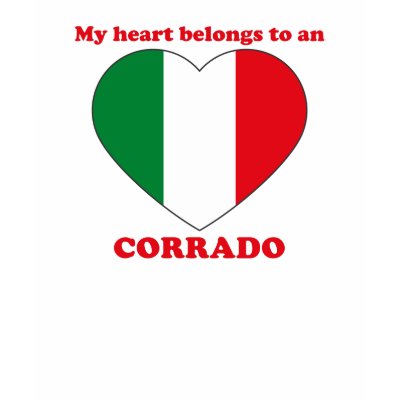 Corrado T Shirt by ValentinesDayTshirts