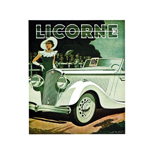 Corre-La Licorne - Vintage Advertisement card