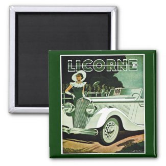 Corre-La Licorne - Vintage Advertisement magnet