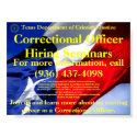 Correctional Officer Hiring Seminars posters