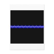Corrections Barbed Wire Blue Line Postcards