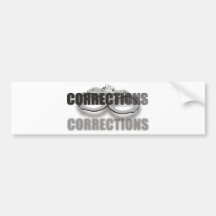 CORRECTIONS BUMPER STICKER