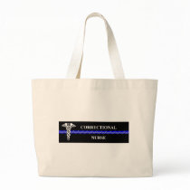 Corrections Nursing  rectangle Canvas Bag