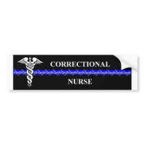 Corrections Nursing  rectangle Bumper Sticker