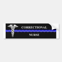 Corrections Nursing  rectangle Bumper Sticker