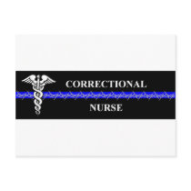 Corrections Nursing  rectangle Post Card