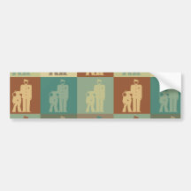 Corrections Pop Art Bumper Stickers