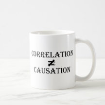 Correlation Does Not Equal Causation Mugs