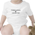 Correlation Does Not Equal Causation t-shirts