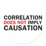 Correlation Does Not Imply Causation Sticker