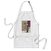 Correspondence of Rajomon by Suzuki, Harunobu Ukiy Aprons