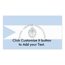 Corrientes, Argentina flag Business Card Templates
