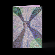 Corroboree at Dusk Card by Nganuwaay Koolyn