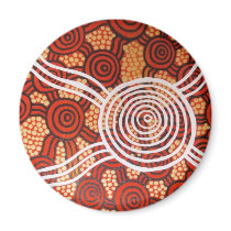 Corroboree II Aboriginal Art Refrigerator Magnets
