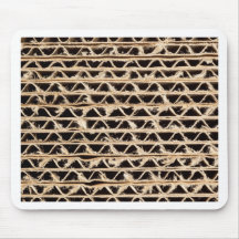 Corrugated cardboard texture mousepads
