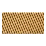 Corrugated cardboard texture custom photo card