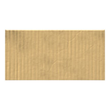 Corrugated Cardboard Texture Picture Card