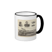 Corrugated iron steam yacht mug