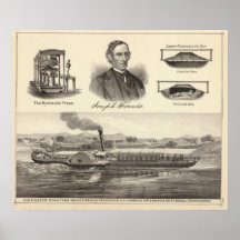 Corrugated iron steam yacht posters